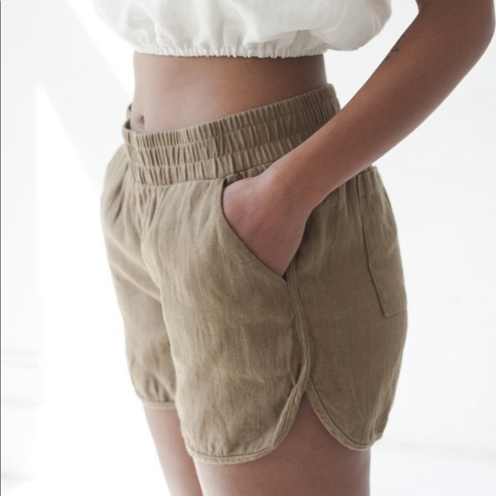 Beaton Linen Running Shorts